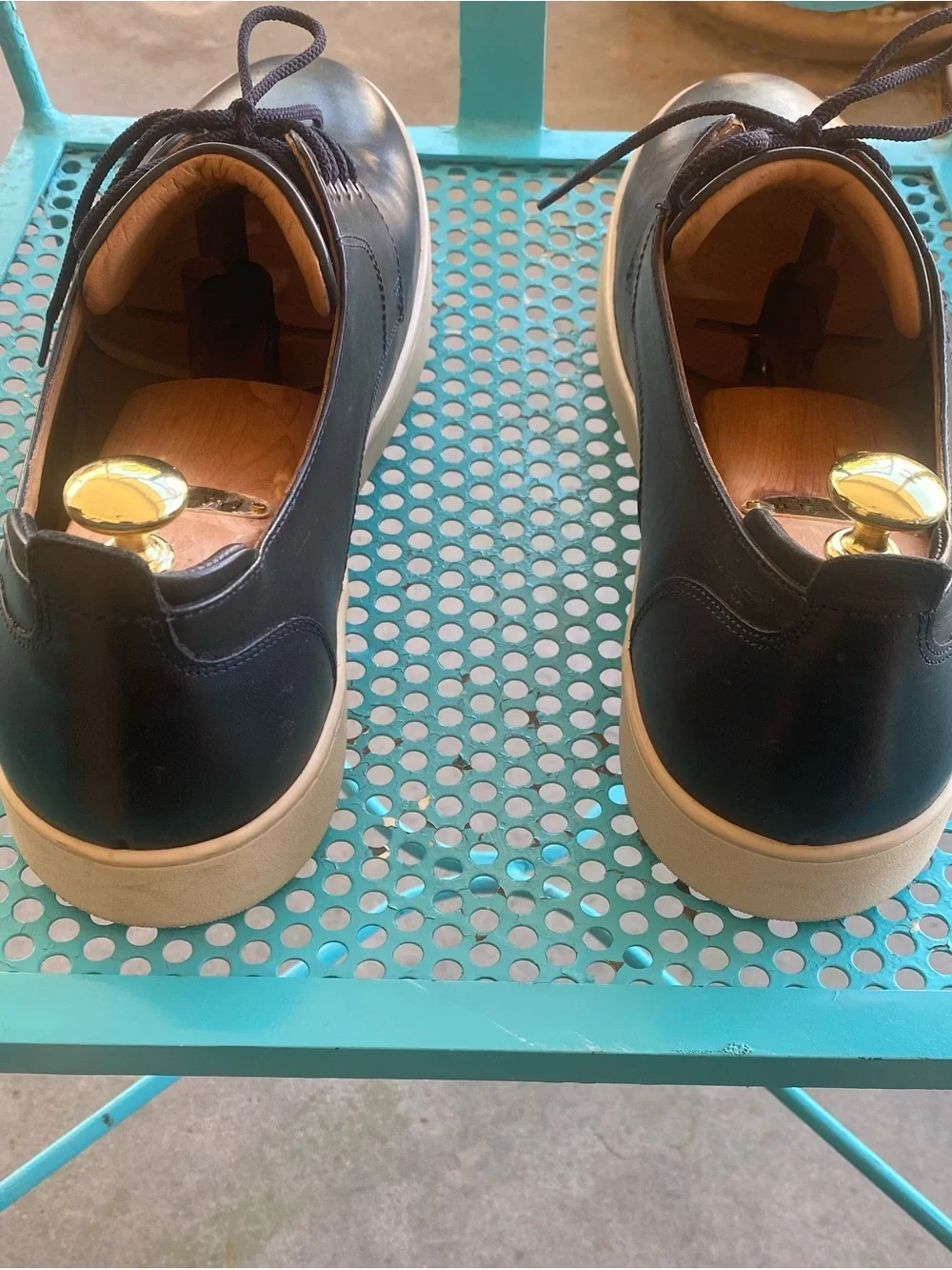 Men's Black Casual Lace-Up Shoes - Unbranded